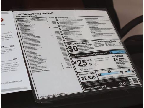 Used 2026 BMW X5 xDrive40i w/ Premium Package AWD/4WD image 25