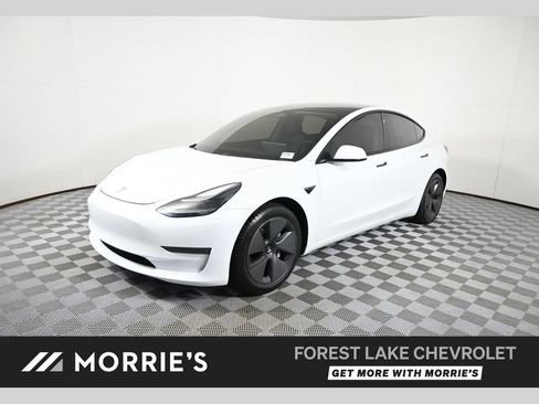 Used 2021 Tesla Model 3 Long Range AWD/4WD image 1