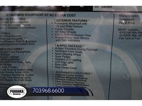 New 2025 Acura ADX A-Spec image 37