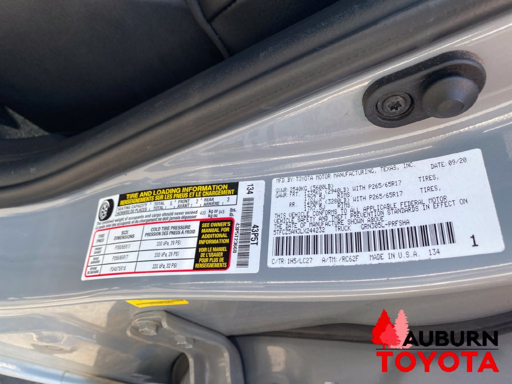 Used 2020 Toyota Tacoma TRD Sport w/ TRD Premium Sport Package AWD/4WD image 24