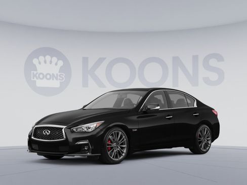 Used 2018 INFINITI Q50 Red Sport 400 w/ Sensory Package (Sport) image 1