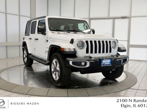 Used 2021 Jeep Wrangler Unlimited Sahara w/ Cold Weather Group image 1