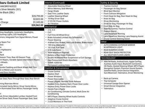 Used 2024 Subaru Outback Limited image 5