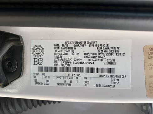 Used 2017 Ford F150 Lariat w/ Equipment Group 502A Luxury image 36