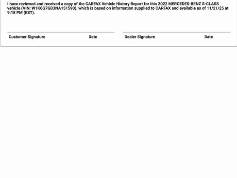 Used 2022 Mercedes-Benz S 580 4MATIC Sedan w/ AMG Line Package image 32