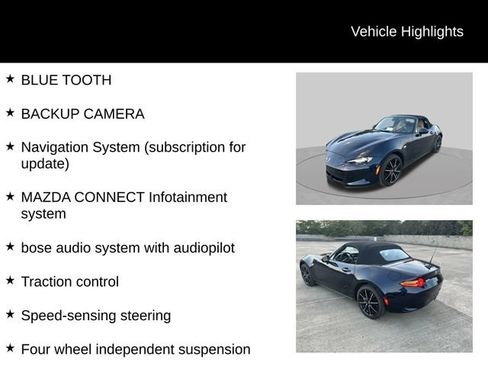 Used 2025 MAZDA MX-5 Miata Grand Touring RWD image 7
