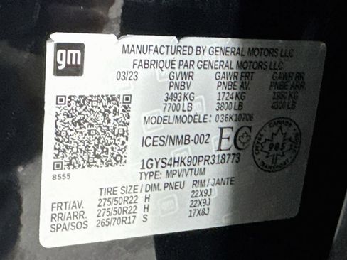 Used 2023 Cadillac Escalade V AWD/4WD image 48