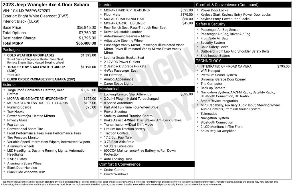 Used 2023 Jeep Wrangler Unlimited Sahara w/ Cold Weather Group AWD/4WD image 5