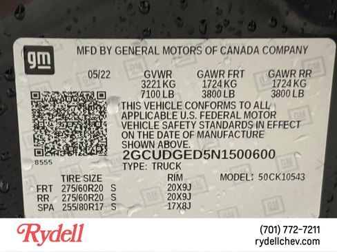 Used 2022 Chevrolet Silverado 1500 LTZ w/ LTZ Convenience Package II AWD/4WD image 22
