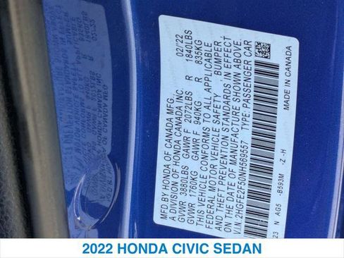 Used 2022 Honda Civic Sport image 26