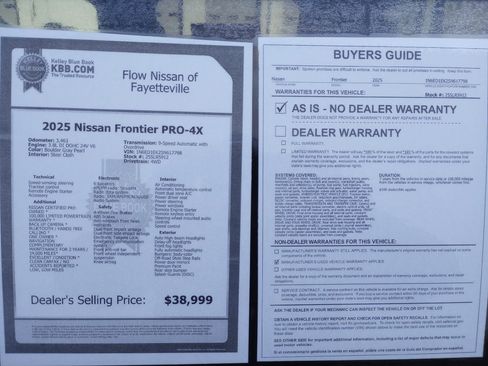 Used 2025 Nissan Frontier PRO-4X image 34