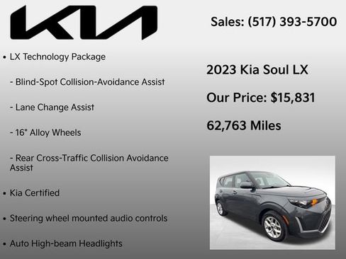 Used 2023 Kia Soul LX w/ Option Group 015 FWD image 7