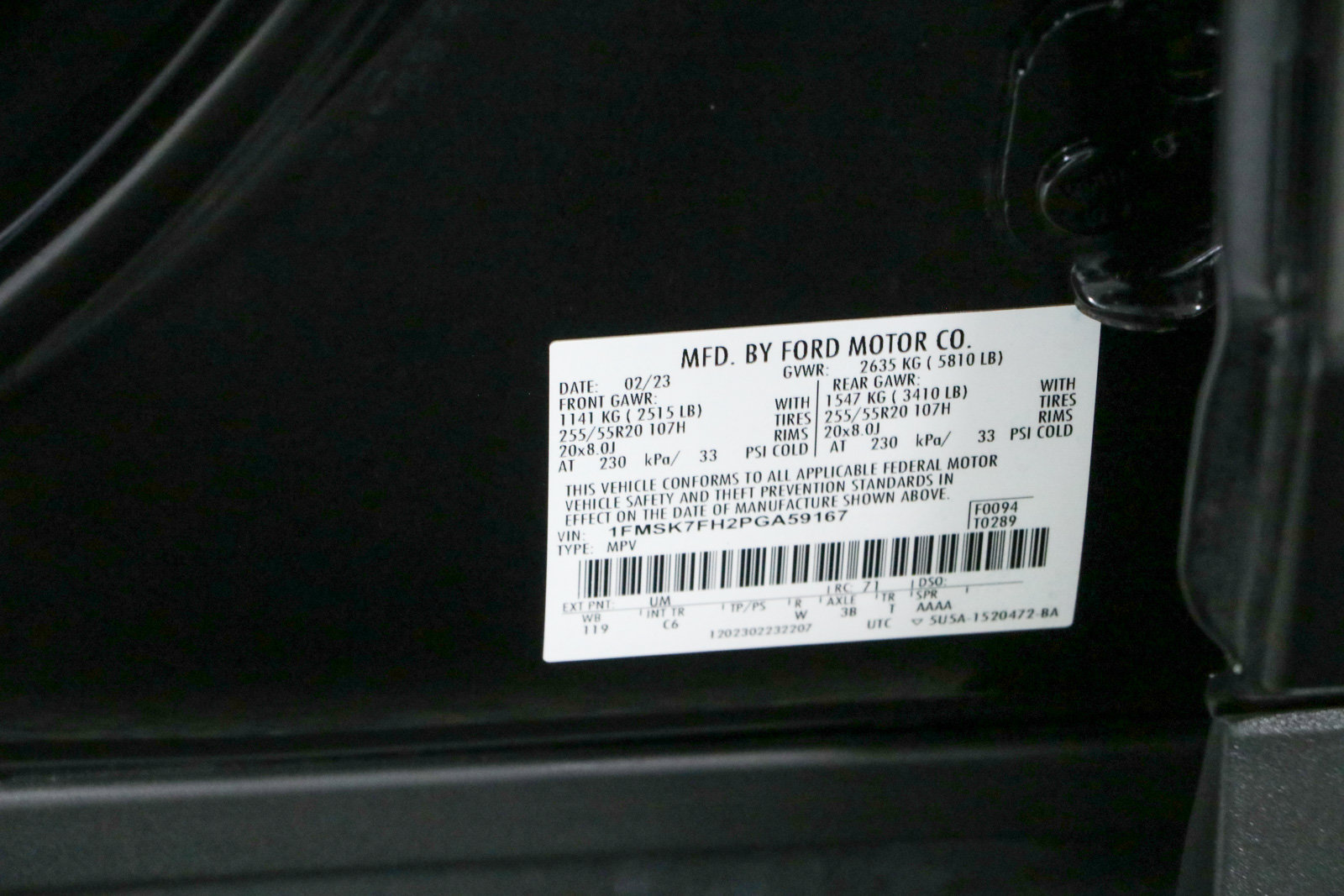 Used 2023 Ford Explorer Limited RWD image 34