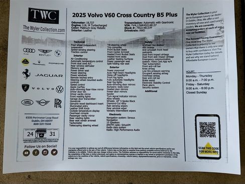 Used 2025 Volvo V60 B5 Cross Country Plus AWD/4WD image 46
