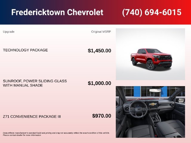 New 2026 Chevrolet Colorado Z71 w/ Technology Package AWD/4WD image 5