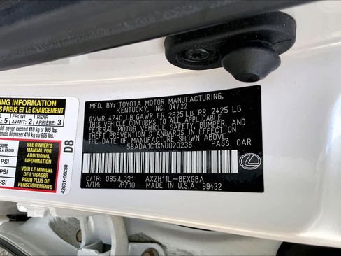 Used 2022 Lexus ES 300h w/ Premium Package image 37