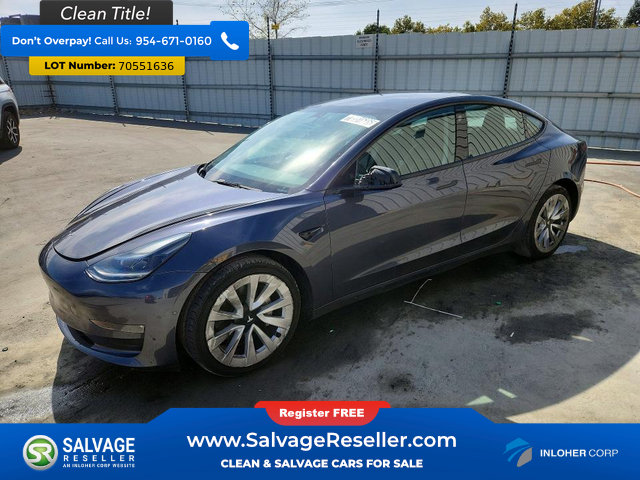 Used 2022 Tesla Model 3 RWD image 1