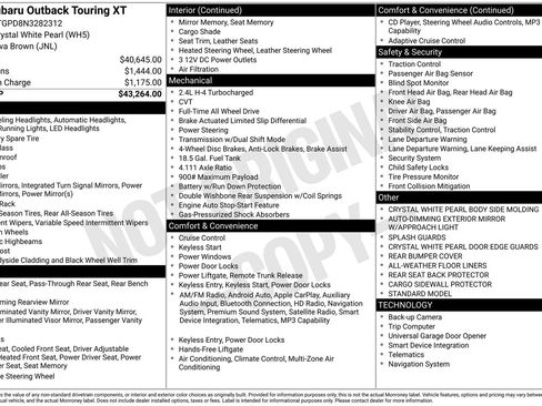 Used 2022 Subaru Outback Touring XT image 28