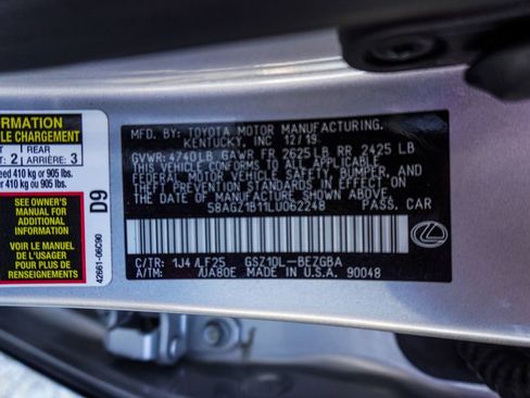 Used 2020 Lexus ES 350 F Sport w/ Accessory Package 2 image 47