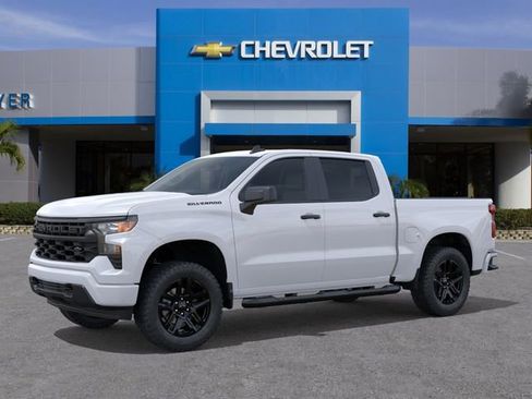 New 2026 Chevrolet Silverado 1500 Custom w/ Turbomax Blackout Package RWD image 2