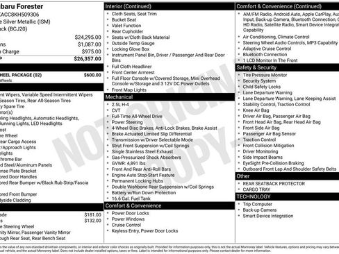 Used 2019 Subaru Forester w/ Alloy Wheel Package image 13