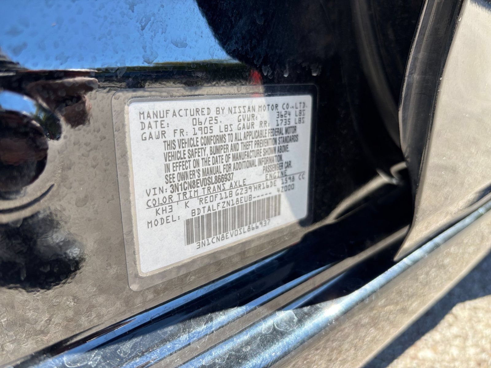 Used 2025 Nissan Versa SV FWD image 26
