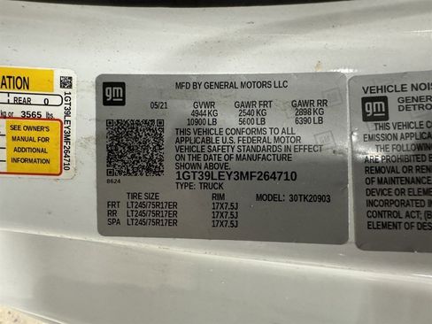 Used 2021 GMC Sierra 2500 2500HD w/ Convenience Package image 35