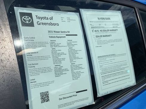 Used 2021 Nissan Sentra SV FWD image 35