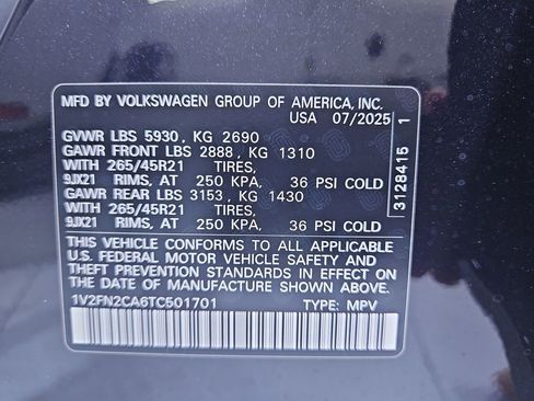 New 2026 Volkswagen Atlas SEL Premium R-Line image 30