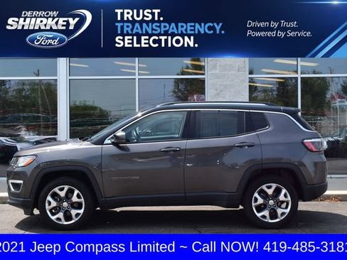 Used 2021 Jeep Compass Limited w/ Sun and Sound Group AWD/4WD image 2