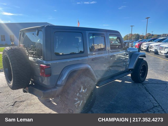 Used 2022 Jeep Wrangler Unlimited Sahara w/ LED Lighting Group AWD/4WD image 6