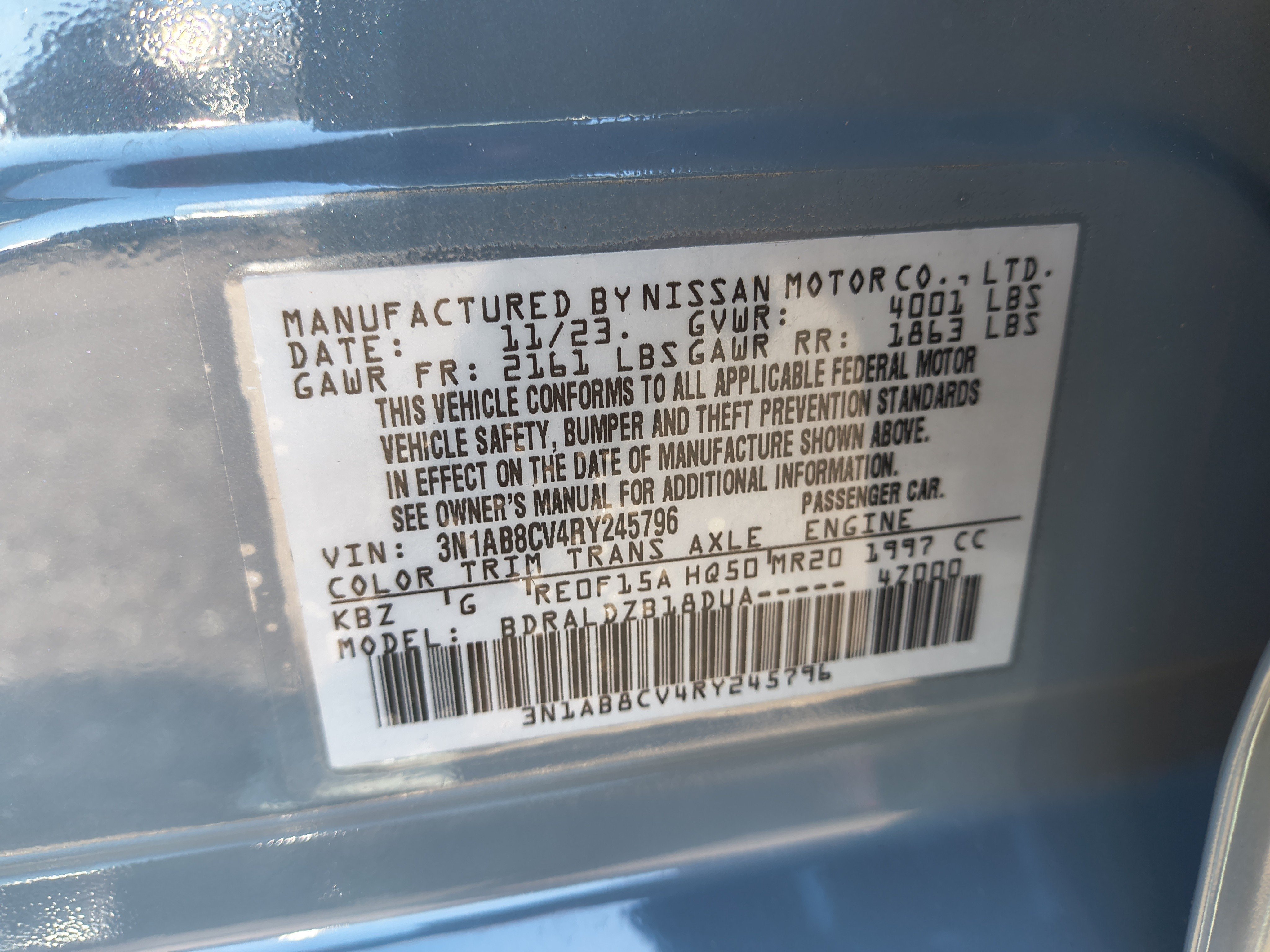 Used 2024 Nissan Sentra SV w/ Trunk Package FWD image 32