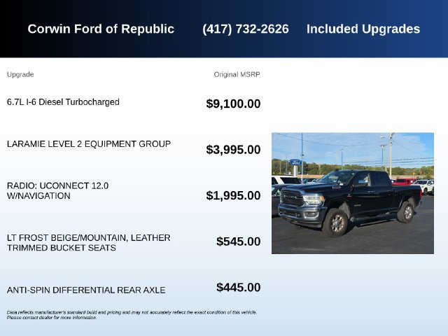Used 2019 RAM 2500 Laramie AWD/4WD image 5