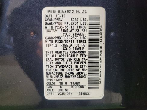 Used 2014 Nissan Murano SL AWD/4WD image 33