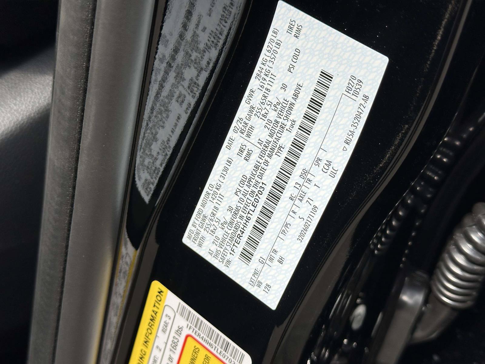 New 2026 Ford Ranger XLT w/ Equipment Group 301A High AWD/4WD image 13