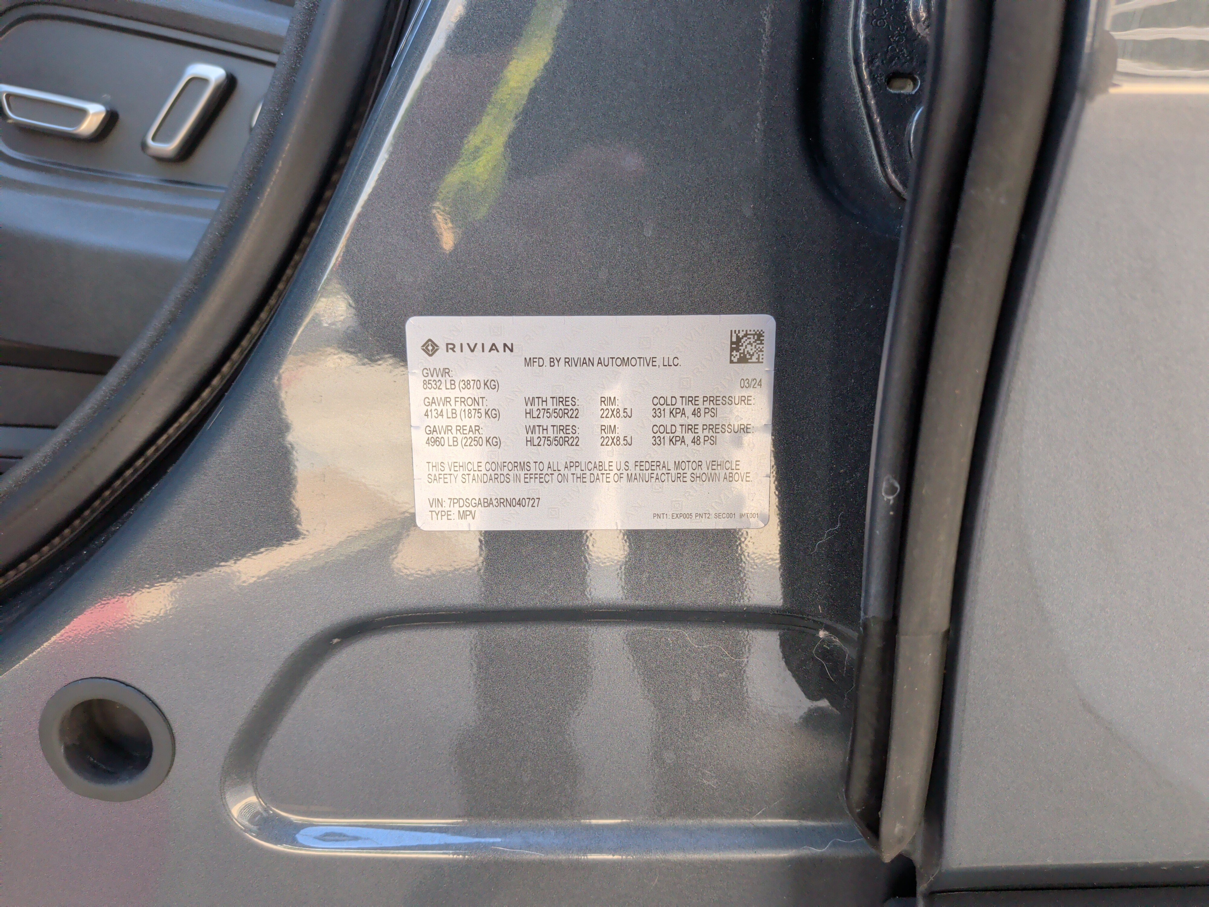 Used 2024 Rivian R1S Adventure Quad AWD/4WD image 36