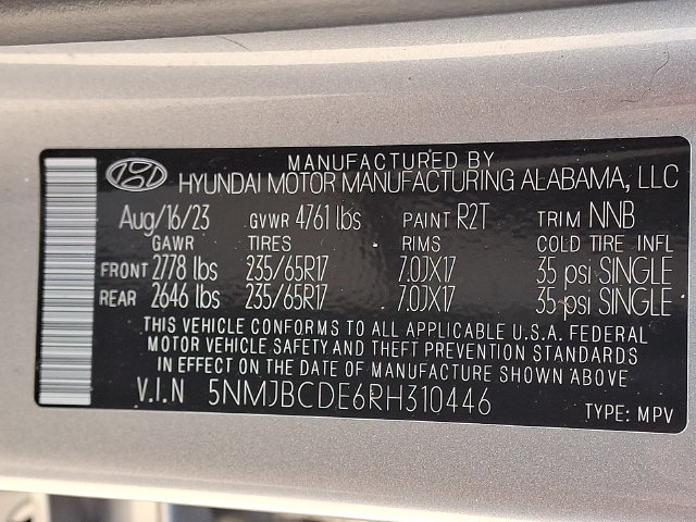 Used 2024 Hyundai Tucson SEL AWD/4WD image 27