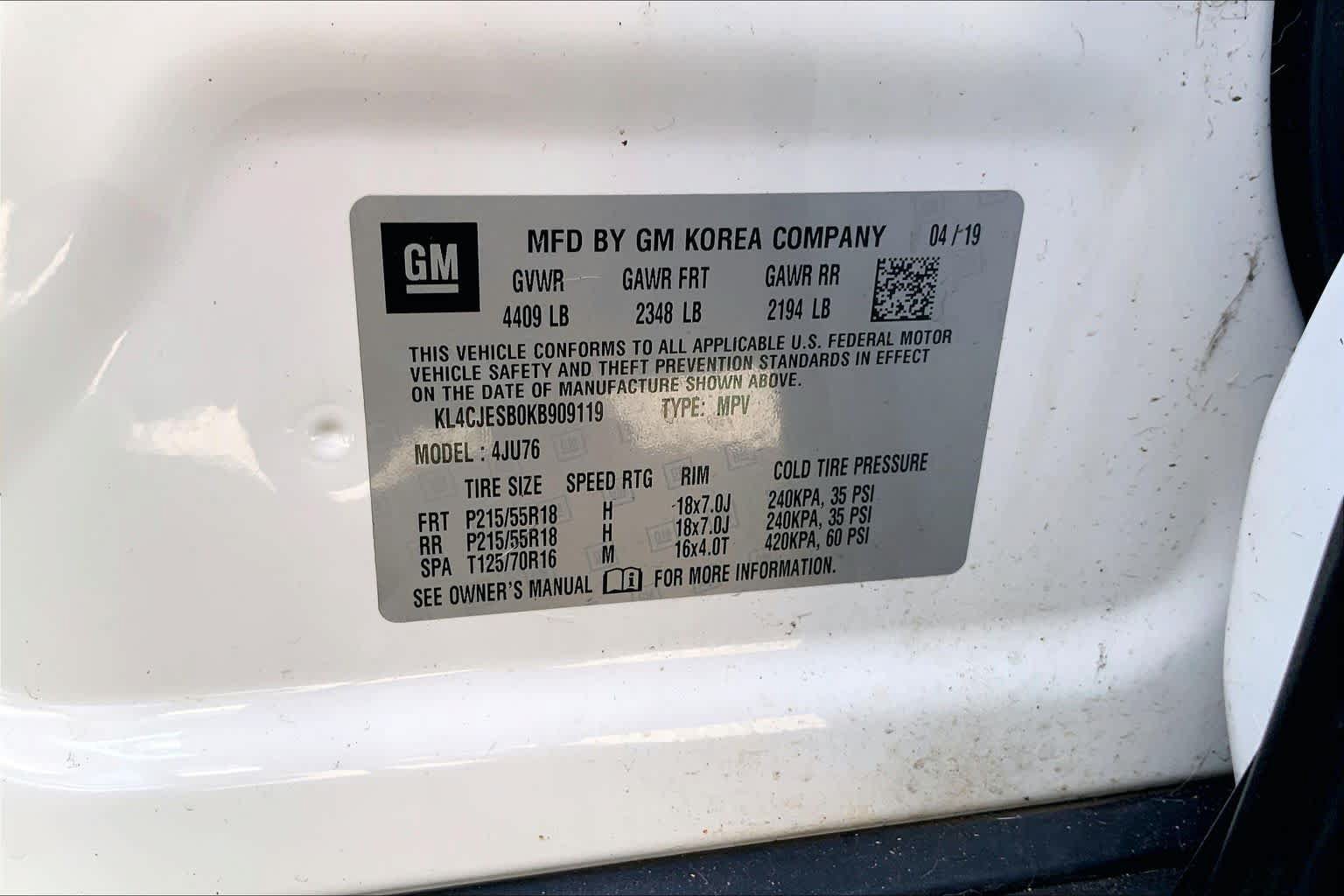 Used 2019 Buick Encore Preferred AWD/4WD image 20