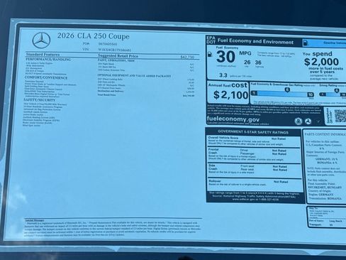 Used 2026 Mercedes-Benz CLA 250 image 28
