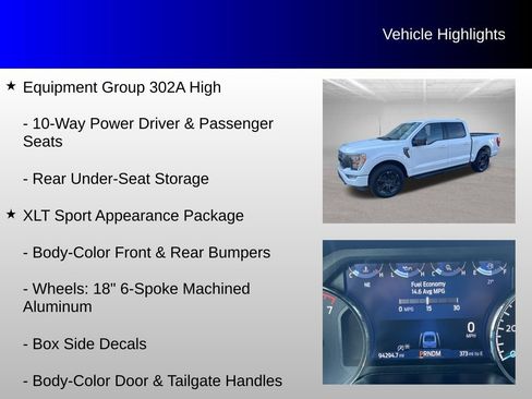 Used 2021 Ford F150 XLT w/ Equipment Group 302A High AWD/4WD image 16