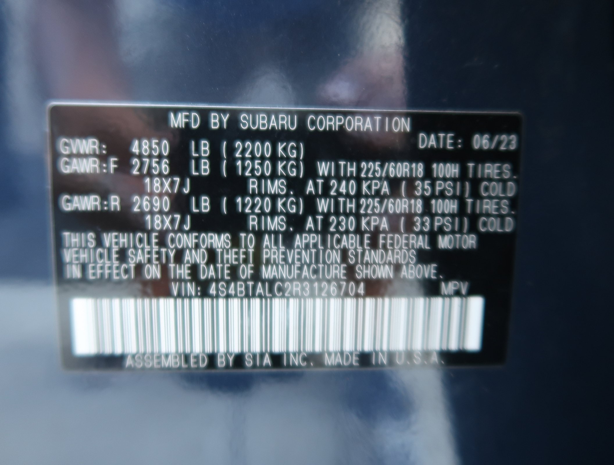 Certified 2024 Subaru Outback Onyx Edition AWD/4WD image 47