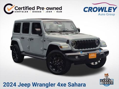 Certified 2024 Jeep Wrangler Unlimited Sahara w/ Safety Group AWD/4WD image 1