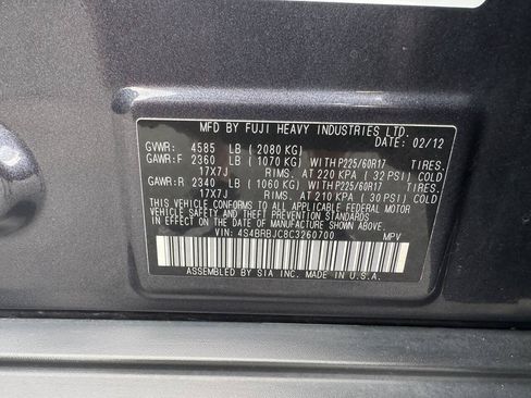 Used 2012 Subaru Outback 2.5i Limited AWD/4WD image 12