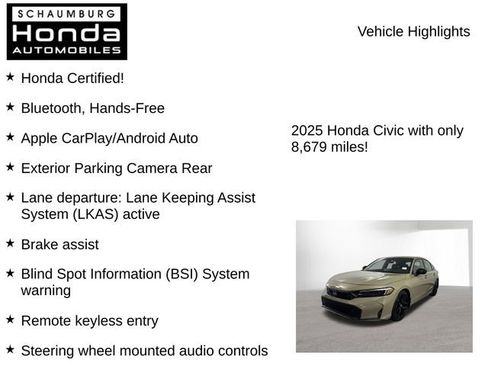 Used 2025 Honda Civic Sport image 14