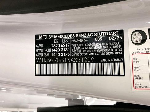 New 2025 Mercedes-Benz S 580 S 580 image 12