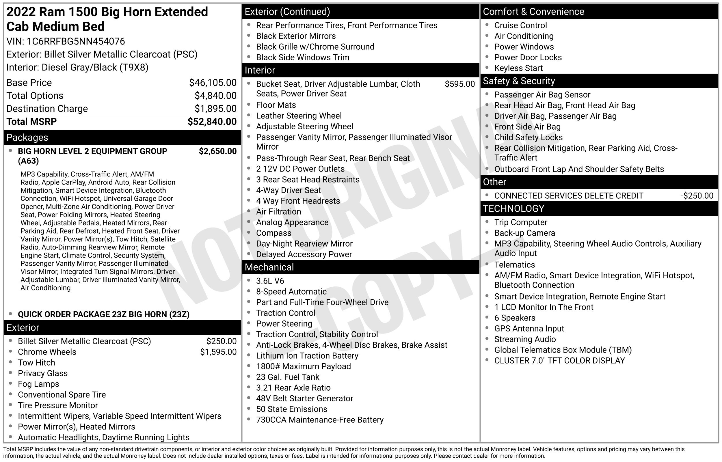 Used 2022 RAM 1500 Big Horn AWD/4WD image 3