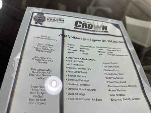 Used 2023 Volkswagen Tiguan SE R-Line FWD image 40