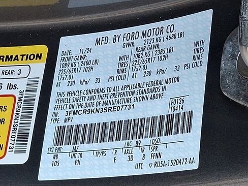 Certified 2025 Ford Bronco Sport Free Wheeling w/ Convenience Package AWD/4WD image 26