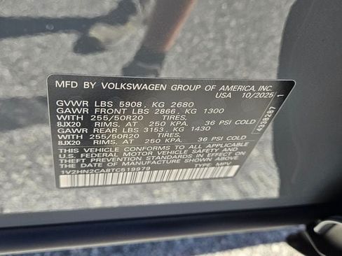 New 2026 Volkswagen Atlas SE AWD/4WD image 21