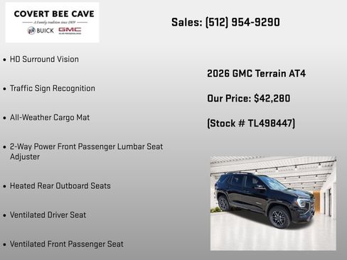 New 2026 GMC Terrain AT4 w/ Convenience Package III AWD/4WD image 25